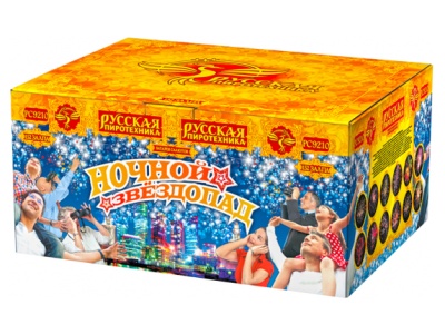 Ночной звездопад Комбинированный Фейерверк купить в Алагире | alagir.salutsklad.ru