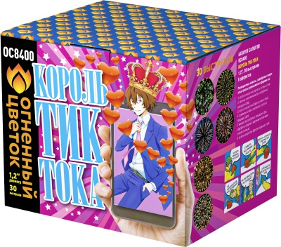 Король Тик-Тока Батарея салютов купить в Алагире | alagir.salutsklad.ru